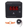 Digital Ammeter, Digital Display AC Current Indicator, 1-120A Measurement Range,