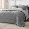 Bedsure Queen Comforter Set - 7 Pieces Reversible Comforters Queen