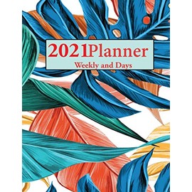 2021 Planner Weekly And Daily (8.5" x 11") Organizer With Daily: Focus To Do Note Fantastic Idea ,Study Working Plan