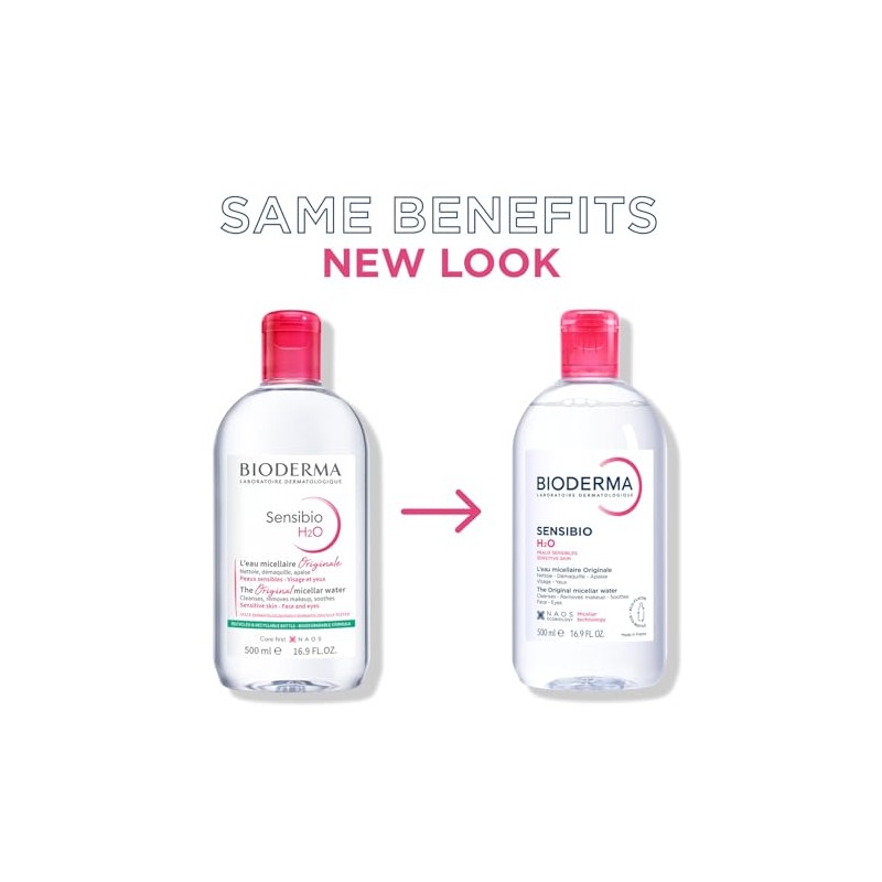 Bioderma Sensibio H2O Micellar Water Cleanser Makeup Remover Duo 2