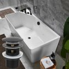 Brass Freestanding Tub Drain, Pop Up Freestanding Tub Drain Plug,