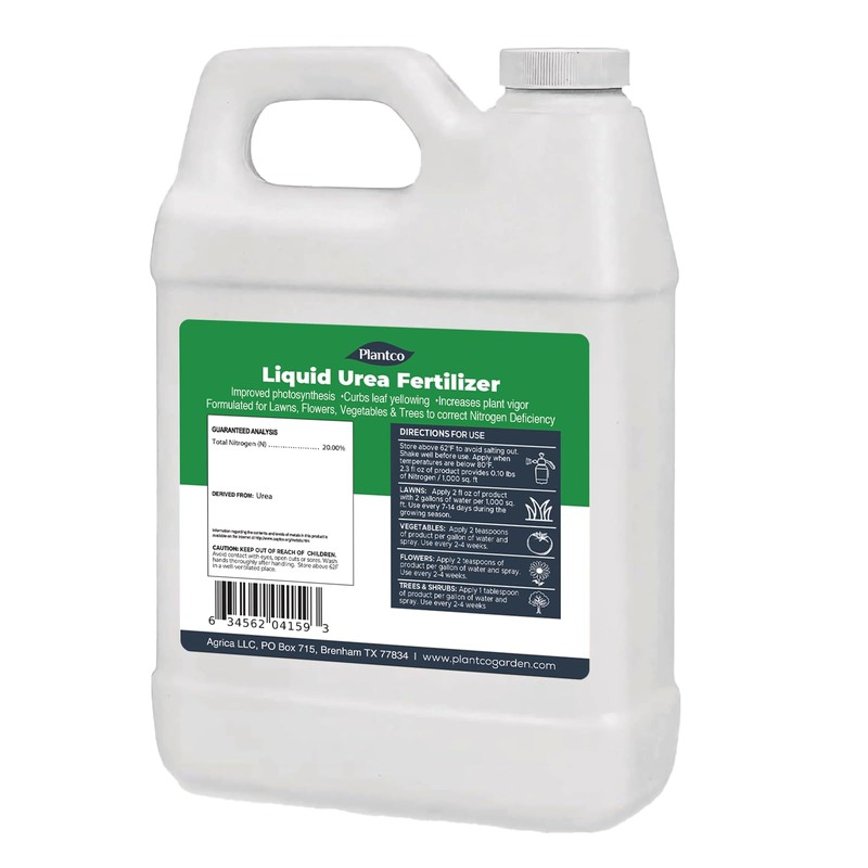 Liquid Urea Fertilizer with Seaweed | 20-0-0 Sprayable Nitrogen Fertilizer