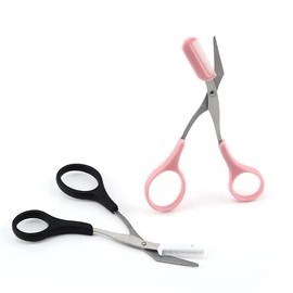 tijeras de cejas para mujer (negro)