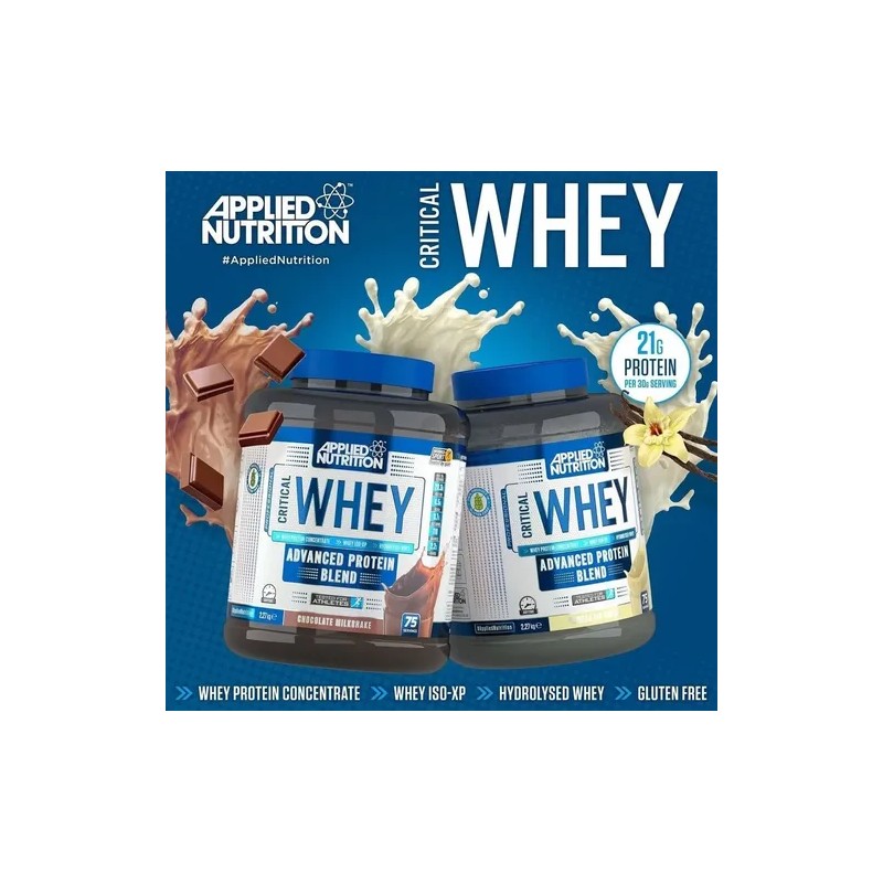 APPLIED NUTRITION CRITICAL WHEY 2 KG 67 SERVICIO SABOR BANANA