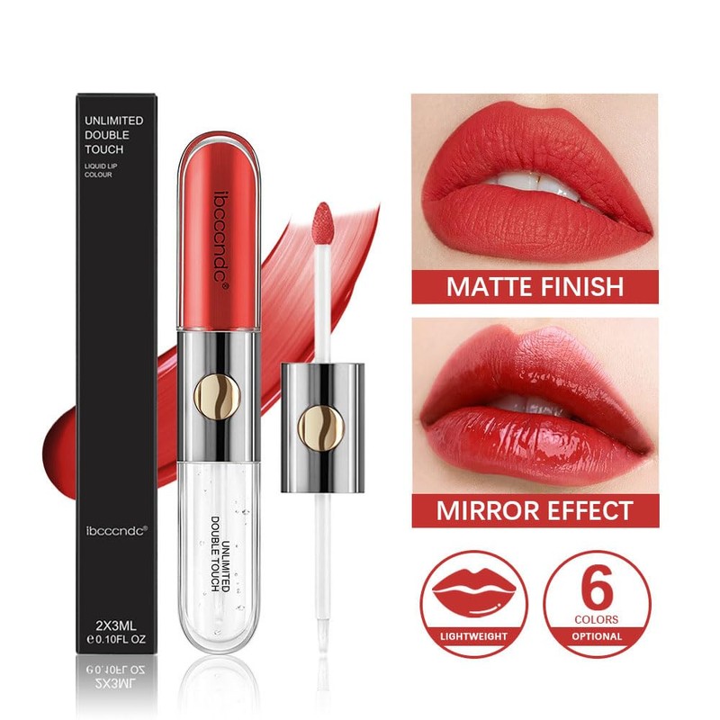 zalati Lip Gloss 6ml Lip Glow Oil with 2-in-1 Dual