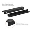 sourcing map Cabinet Finger Edge Pull, 6pcs 200mm/7.87 Aluminum Alloy