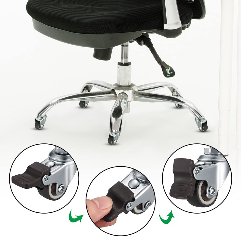 Screw Type Caster 360 Degree Rotation Replacement Caster with M6
