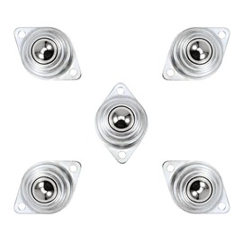 5pcs 15mm Rodamientos de Bola de Metal Rodamiento de Transferencia Rueda de Bola para Transmisión Muebles Sillas