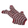 Dog Pajamas Soft Stretchy Machine Washable 4 Legged Striped Puppy