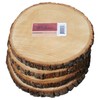 Basswood Round Unsanded, Pack of 4, 7-9 inch Diameter x