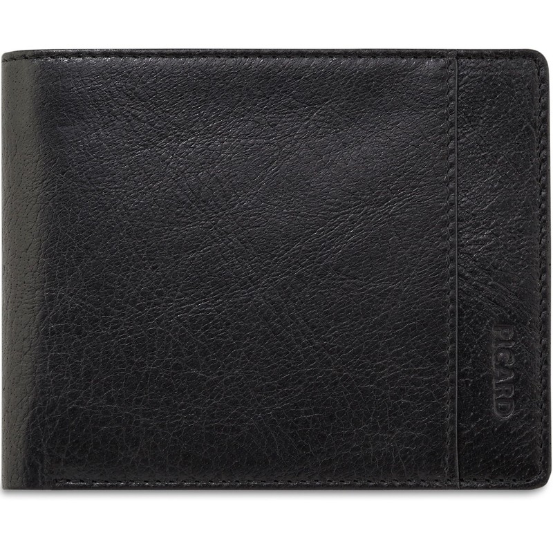 Picard Herren Buddy 1 Münzbörse, (Schwarz), 9.5x2x12 cm