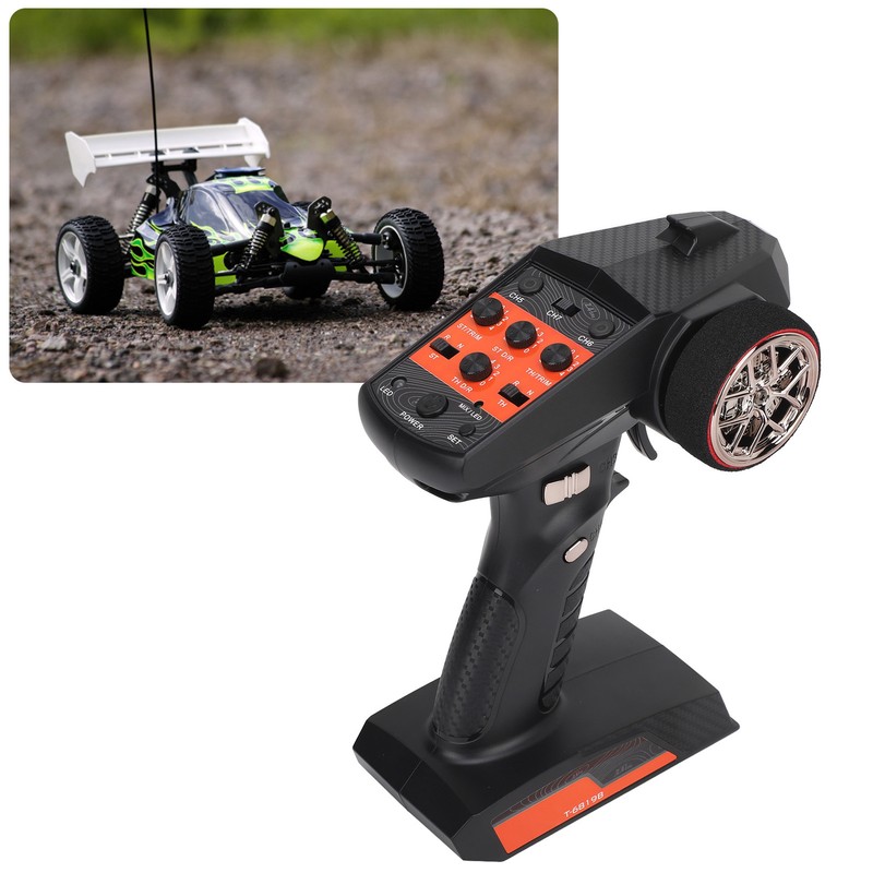 2.4G 7CH Radio Transmitter Remote Controller with Receiver 7 Channels