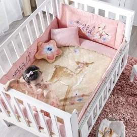 Vianney Jgo. Edredon Para Cama Cuna Corral 100% Algodón Mily Vianney