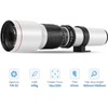 OPTURA HD White 500mm/1000mm f/8 Manual Telephoto Lens for Canon