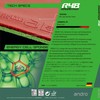 andro 112280 Table Tennis Table Tennis Soft Rubber Razanter R48
