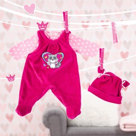Bayer Design 83877AA Doll Clothes, Doll Outfit 33-38 cm, Multi-piece Doll Clothes, Doll Accessories