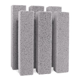 ZUFECY 6pc Pumice Stone for Home Cleaning, Toilet Bowl Cleaning, Sink and Tiles Without Scratches, Grease in Kitchen, Bathroom and Pool