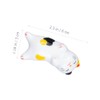 Healeved 5pcs Ceramic Fortune Cat Chopstick Rests Creative Cutlery Organizer