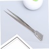 Hohopeti 2pcs Professional Jewelry Tool Tweezers with Spatula for Rhinestone