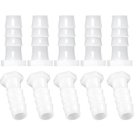 JoyTube 1/2" Plastic Pex Barb Plug End Cap Pipe Crimp Fitting (10 pcs)
