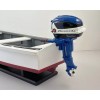 Blackway Boat Models Miniature Outboard Motor, Blue 1957 Evinrude 18