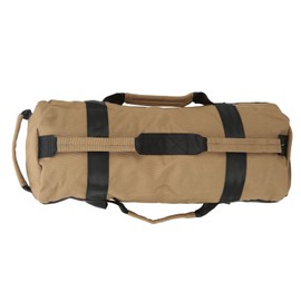 Workout Sandbag Oxford Fabric 6 Handles Easy Adjustment Multi Purpose Fitness Weight Bag with Filler Bags for Indoor Gym (Khaki)