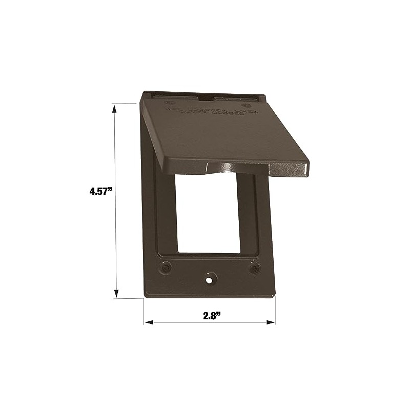 Sigma Electric, Bronze Sigma Engineered Solutions, Weatherproof 14248BR 1-Gang Vertical