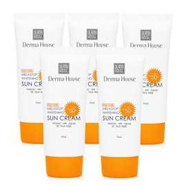 Derma House Whitening Sun Cream 50mlx5 pieces Whitening Wrinkle Triple Functional SPF50+PA+++ Whitening Sun Cream 50mlx5 pieces / 더마하우스 화이트닝 썬크림50mlx5개미백 주름 3중기능성 SPF50+PA+++ 화이트닝 썬크림50mlx5개