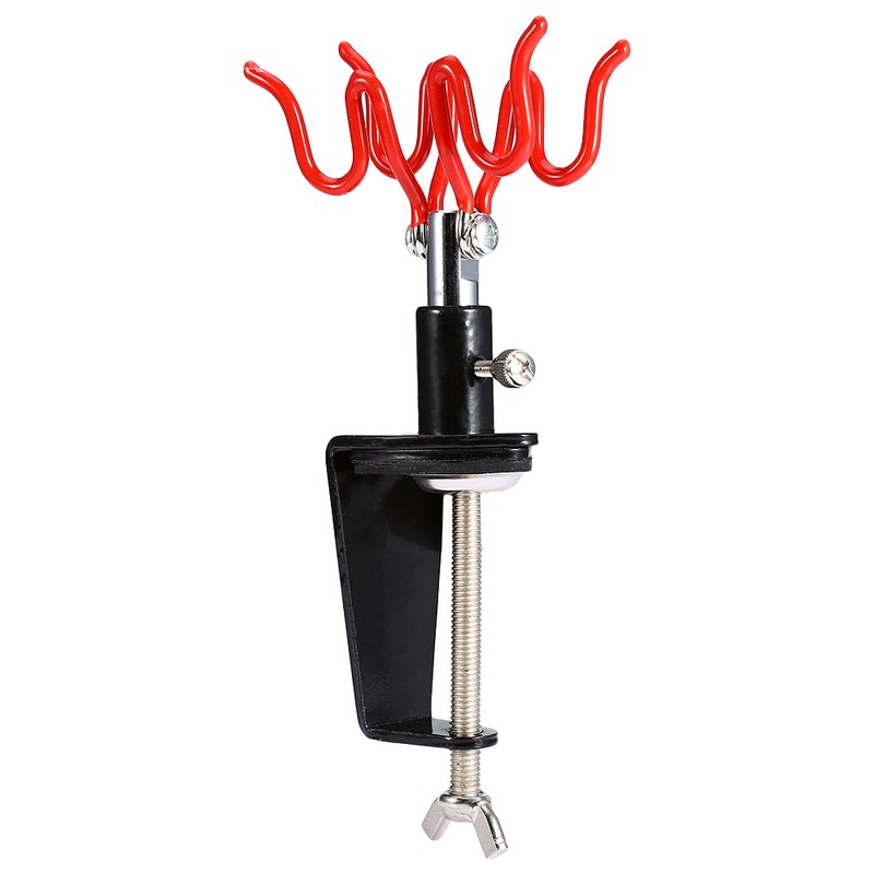 Airbrush Holder Holds 2x Air Brush Guns Clamp on Station