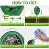 Plant Moisture Meter, 3 in 1 Soil Moisture Light pH