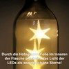 LED bottle with motif, "Glück ist solche Freunde wie euch