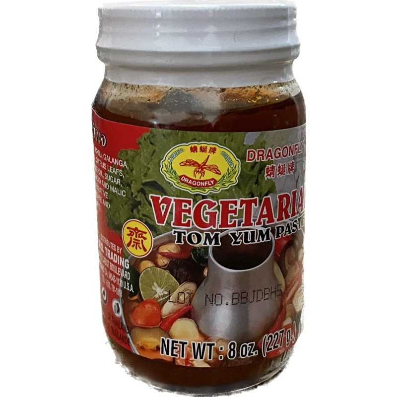 Dragonfly 1 Pack - 8oz Dragonfly Vegetarian Tom Yum Paste