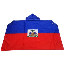 AZ FLAG - Haiti Flag - 5ft x 3ft - Cape Haitian Flag 100% Polyester with Integrated Sleeves - Body Flag High Quality - 80g