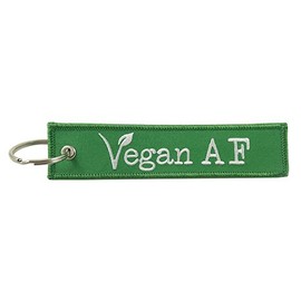 Luso Vegan AF, Embroidered Key Chain