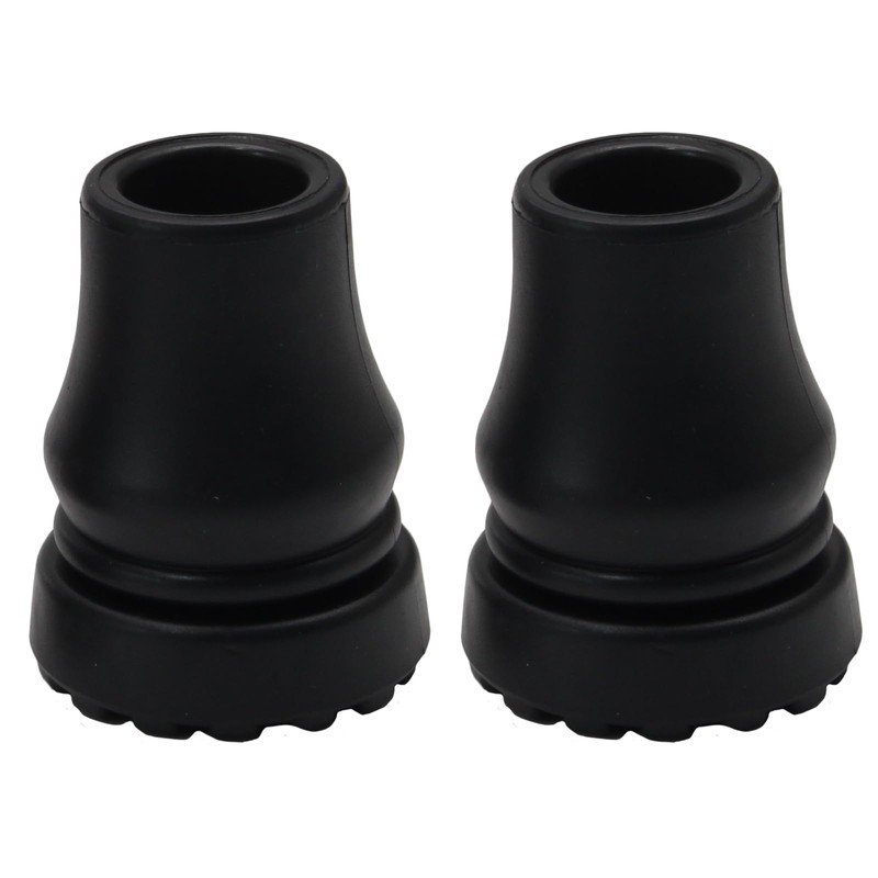 Bonsicoky 2 Pack Cane Tips 3/4 Inch Heavy Duty Rubber