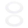 PATIKIL 3.2" ID 4.9" OD Plastic Trim Ring, 2 Pcs