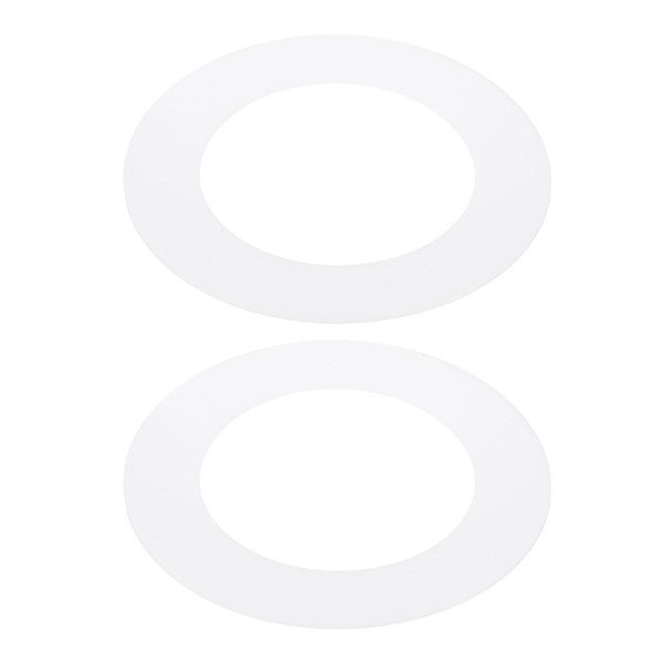 PATIKIL 3.2" ID 4.9" OD Plastic Trim Ring, 2 Pcs