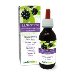 Taiga Root or Siberian Ginseng (Eleutherococcus senticosus) Roots Alcohol-free Mother Tincture Naturalma - Liquid Extract Drops 120 ml - Dietary Supplement - Vegan