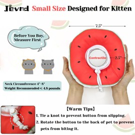 Kitten Cones After Surgery 0-6 Months, Donut Extra Small Kitten Cone Collar Soft to Stop Licking Neck, Elizabethan Kitten e Collar for Recovery, xs Small Cat Cone Spray, Pet Soft Cone for Cats