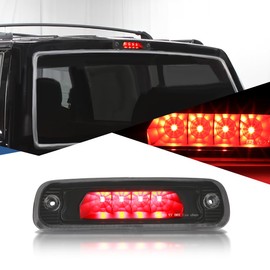 Auto Dynasty LED 3rd Third Brake Light Compatible with 1997-2001 Jeep Cherokee, Rear Center Cab Cargo Lamp High Mount Stop light, Tinted Housing