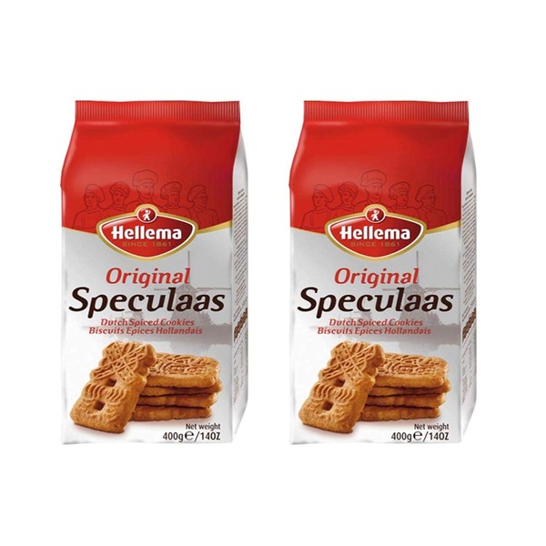 Hellema Windmill, Speculaas, Dutch Spiced Cookies, 2 bag pack, 14oz/400g