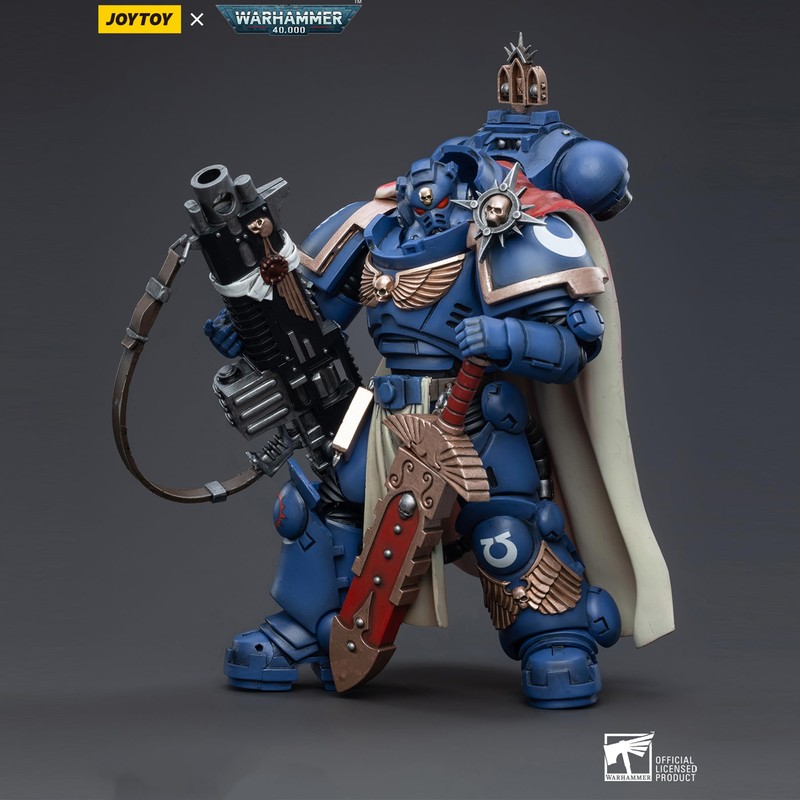 Toyverse Joytoy 1/18 Action Figure Warhammer 40,000, Ultramarine Captain with