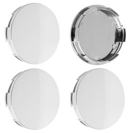 TMS 2.7Inch 69MM Wheel Center Caps for Honda Accord Civic CRV Pilot Rim Hub Caps 44732 S9A A00, Pack of 4 (Chrome, Outer 69MM, Inner 64MM)