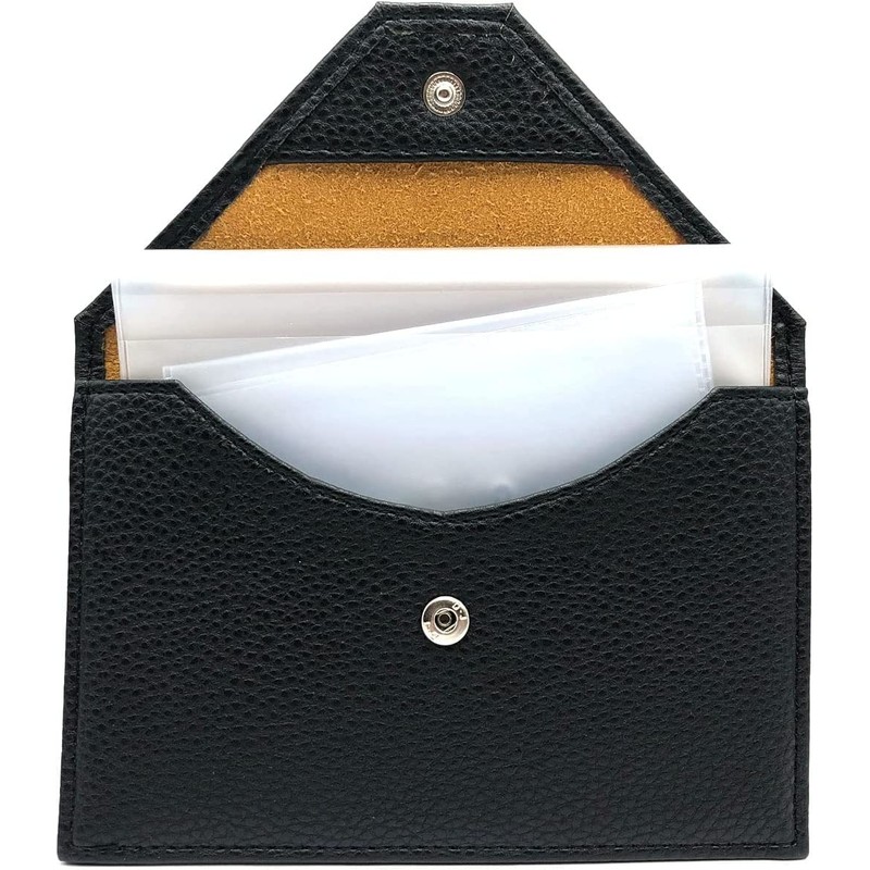 Charmoni® Leather Effect Car Document Holder, darkblue, Standard size