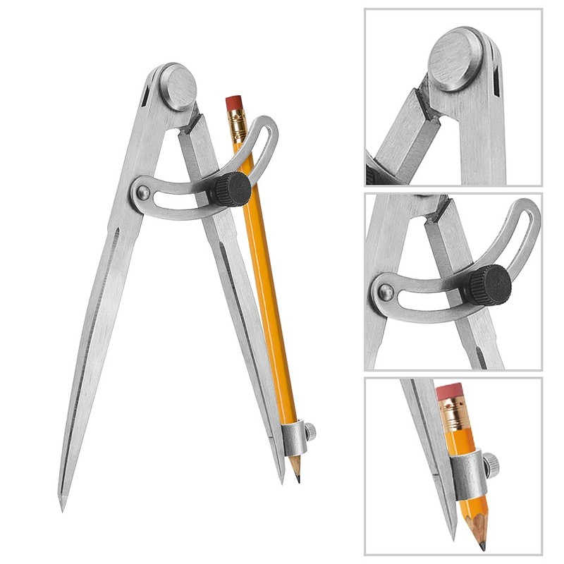 Rayong Marking Compass 200 mm Large Pencil Marking Compass with