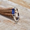 Silpada 'Mediterranean Blue' Sterling Silver Lab-Created Sapphire Ring, Size 10,