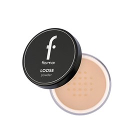 Flormar Matte Loose Powder 003 Medium Sand - Long Lasting Fixation Powder for All Skin Types - Ultra Light Texture for Even Skin Complexion - Fixes Makeup & Reduces Shine on the Face