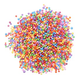 MECCANIXITY Foam Beads Foam Balls 2-3mm for Wedding and Party Decorations, Tiny Packing Balls, Arts DIY Crafts Supplies (Multicolored,1 Pack Approx 4000pcs)