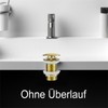 Universal Drain Fitting for Sink and Washbasin, Modern Pop-Up Click