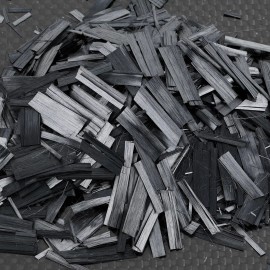 ARRIS 0.25" 1''Chopped Carbon Fiber Kit- 1.1lb Forged Carbon Fiber Flakes - 1inch